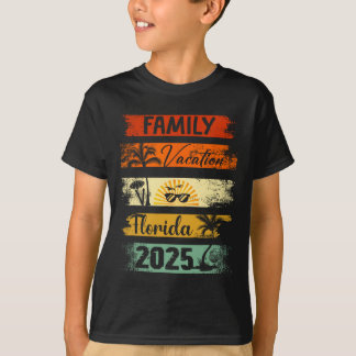 T-shirt Floride Famille Voyage Correspondant Famille Vacan