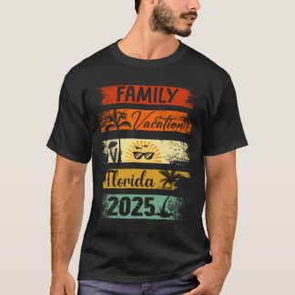 T-shirt Floride Famille Voyage Correspondant Famille Vacan