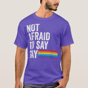 T-shirt Floride Gay Pas Peur De Dire Gay LGBTQ Droits Gay