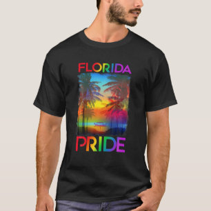 T-shirt Floride LGBT Gay pride d'État Rainbow drapeau LGBT