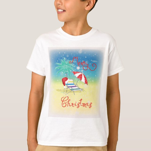 T-shirt Floride-Noël vacances-Whimsical (Devant)