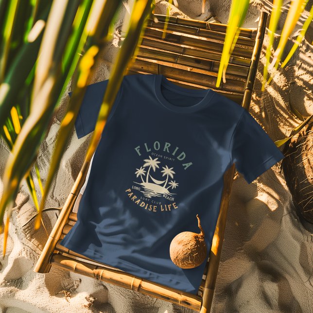 T-shirt Floride Ocean Spirit Long Beach Surf Club Paradise (paradise)