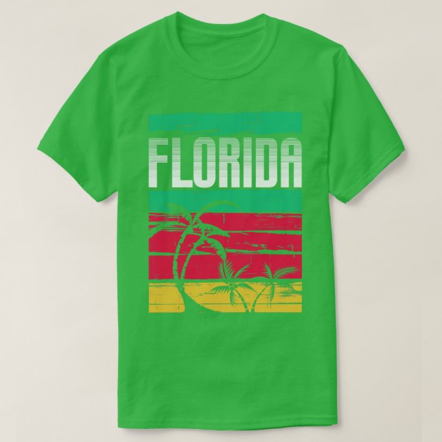 T-shirt Floride State Summer Vacances Tropical FL Floride (Design devant)