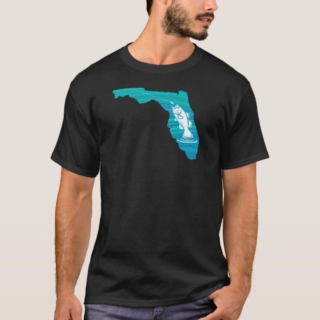 T-shirt Floride Wave Fishing (Devant)