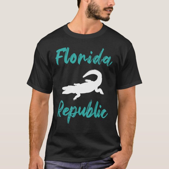 T-shirt Floridian Native Florida Né Florida Republic (Devant)
