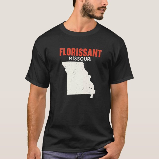 T-shirt Florissant Missouri USA State America Travel Misso (Devant)