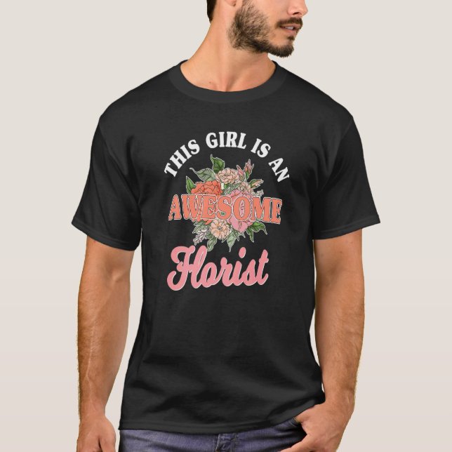 T-shirt Floriste Floriculturiste Designer Flower Deal (Devant)