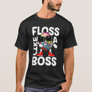 T-shirt Floss Comme Un Boss Flossant Des Lunettes De Solei