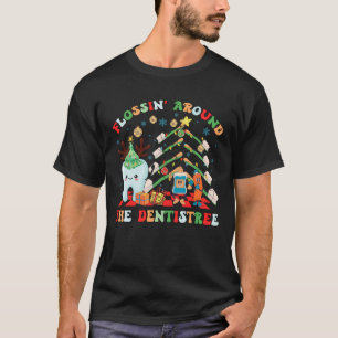T-shirt flossin autour de l'dentisterie