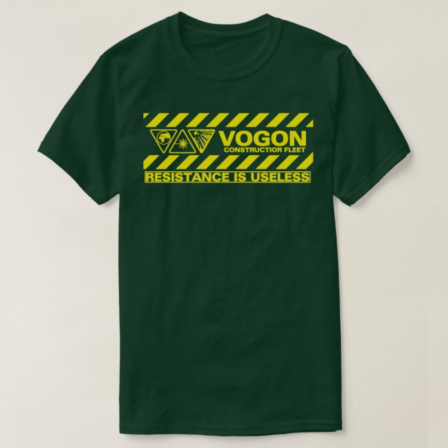 T-shirt Flotte de construction de Vogon inspirée par le Hi (Design devant)