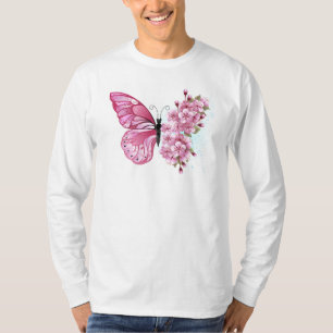 T-shirt Flower Butterfly