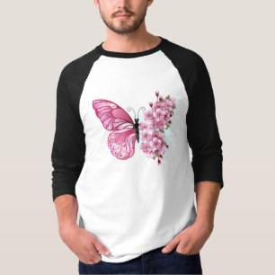 T-shirt Flower Butterfly