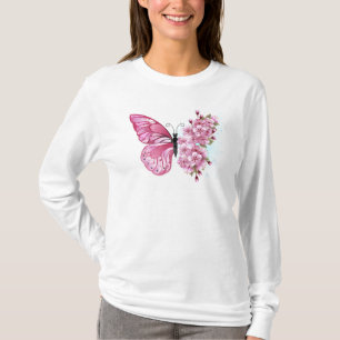 T-shirt Flower Butterfly