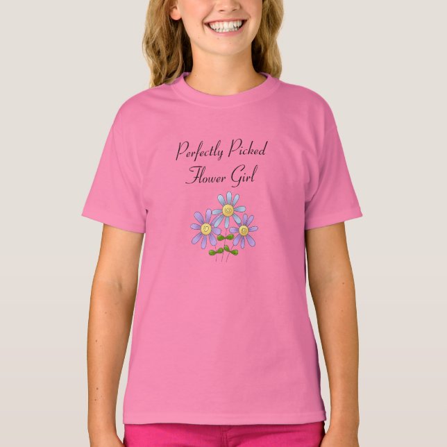T - Shirt Flower Girl (Vorderseite)