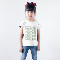 Flower Girl Cadeau Sage Green Correspondance marié
