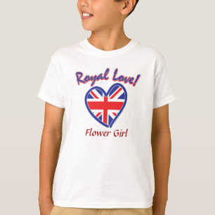 T-shirt Flower Girl/Mariage royal