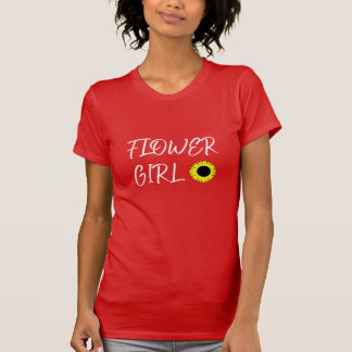 T-shirt Flower Girl sunflower 