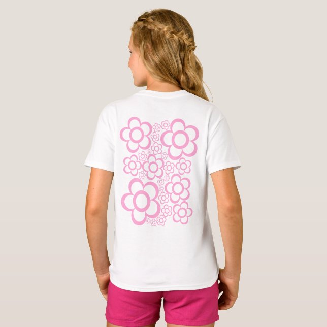 T-shirt Flower Pattern – Floral Design for Nature Lovers (Dos entier)