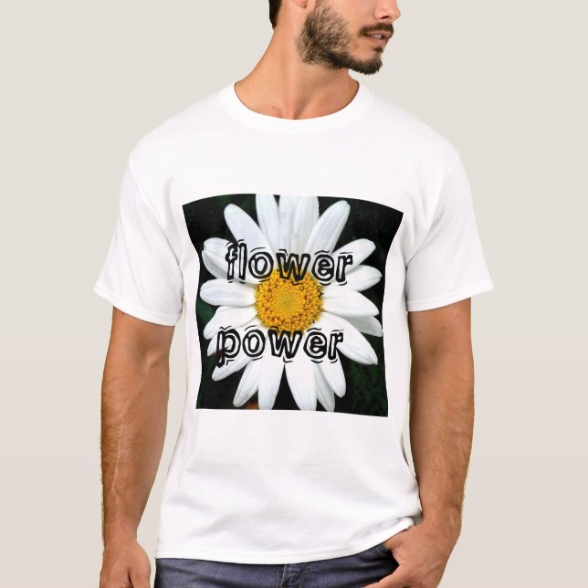 T-shirt Flower power (Devant)