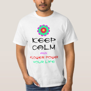T-shirt Flower Power Bloom I + votre texte