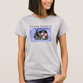 T-shirt Flower Power : Chinchilla avec Magnolias