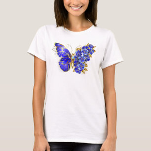 T-shirt Flower Sapphire Butterfly