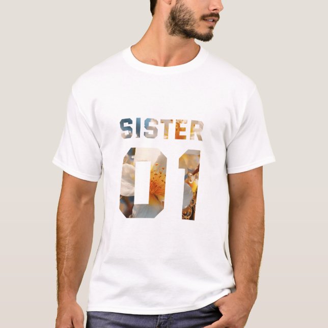 T-shirt Flower Sister 01 (Devant)