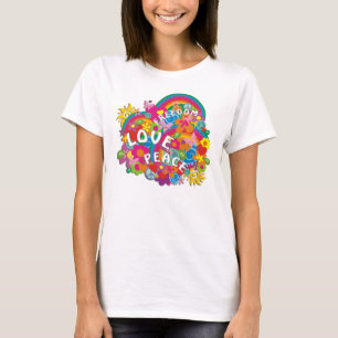 T-shirt FlowerPowerRainbow