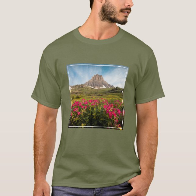 T-shirt Flowers | Montana's Glacier National Park (Devant)