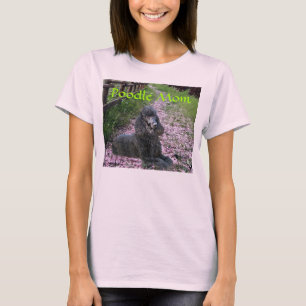 T-shirt FlowersT-Chemise de maman de caniche