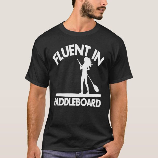 T-shirt Fluent In Paddle Boarding  Women Paddle Love 1 (Devant)