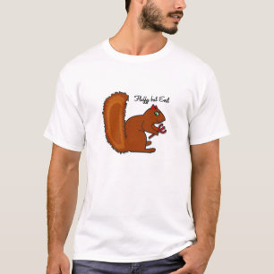 T-shirt "Fluffy, mais diabolique..." Écureuil