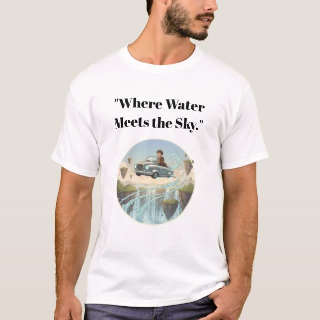 T-Shirt Flug über Trauminseln (Vorderseite)