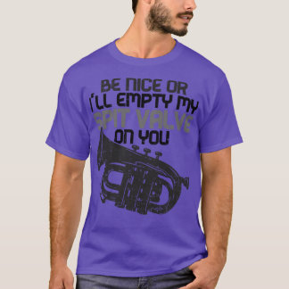 T-shirt Flugelhorn rétro vintage
