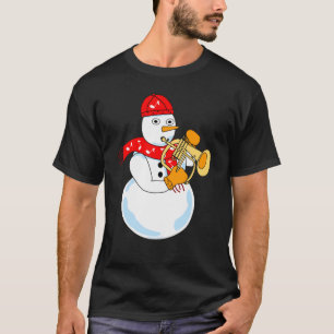 T-shirt Flugelhorn Snowman