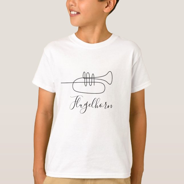 T-shirt Flugelhorn/Trumpet (Devant)