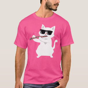 T-shirt Flute de jeu de chat