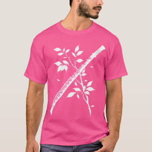 T-shirt Flûte en bois instrument à vent orchestre