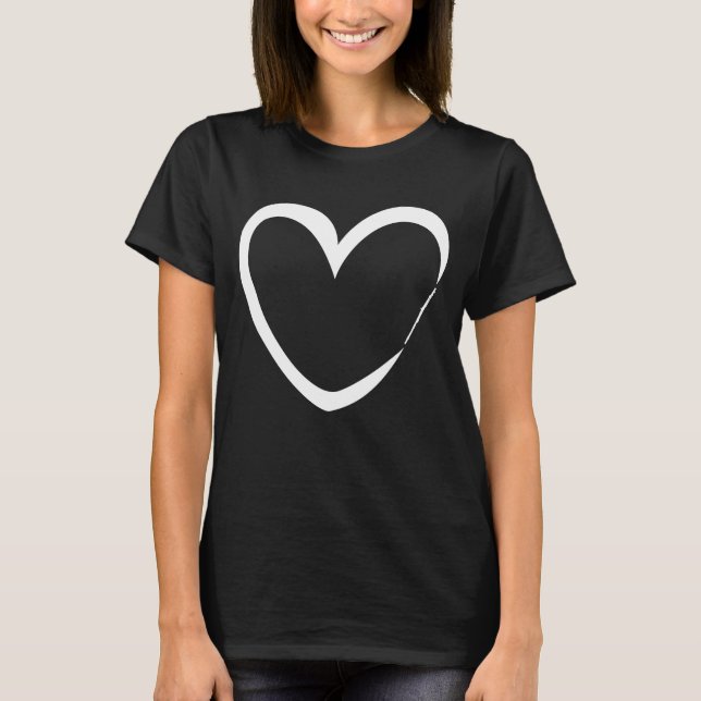 T-shirt Flute Heart Flutist Music Orchestra Cadeau d'anniv (Devant)