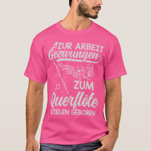 T-shirt Flûte Jouer Borne Flûte Flute