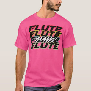 T-shirt Flute Mom Shirt Funny Retro Style bande Cadeau
