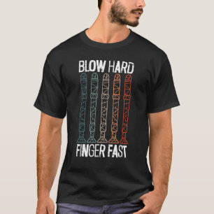 T-shirt Flûte Player Flutist Flutist Musicien Musicien Ins