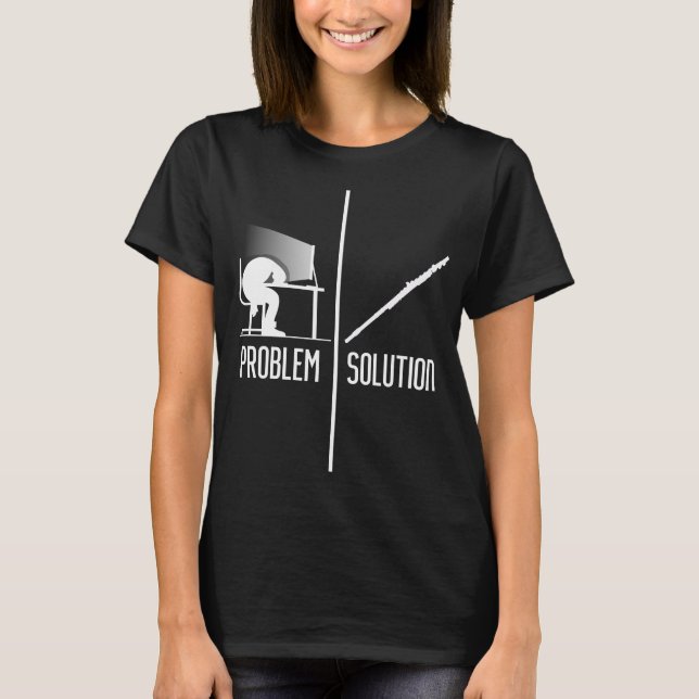 T-shirt Flute Player Musique Flute Flute Flute (Devant)
