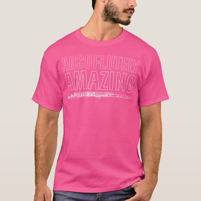 T-shirt Flûte transversale Absobrement Extraordinaire (Devant)