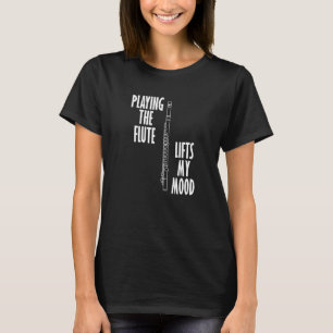 T-shirt Flutist Funny Dit Orchestre Flute Player Musici