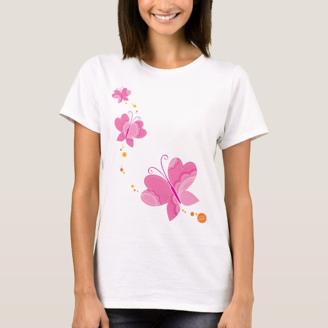 T-shirt FLUTTERBY BUTTERFLIES :: série trois 1 (Devant)