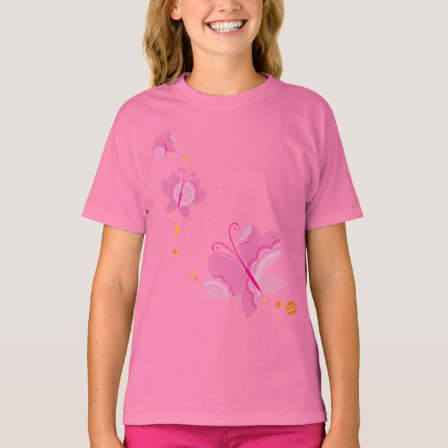 T-shirt FLUTTERBY BUTTERFLIES :: série trois 1 (Devant)