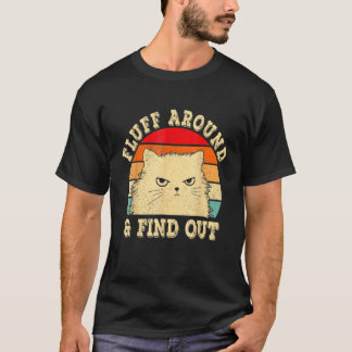 T-shirt Flux Autour Découvrez Chat En Colère Kitten Sarcas