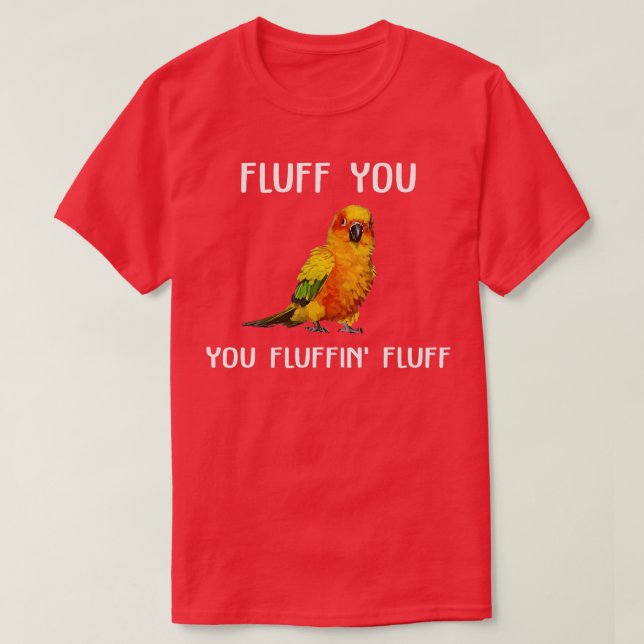 T-shirt Flux Sun Conure Vous Conure Oiseau Parrot (Design devant)