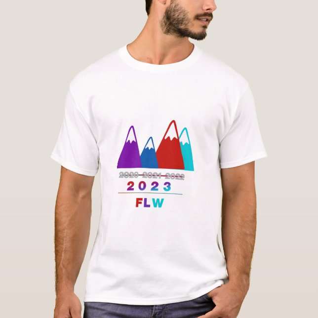 T-shirt FLW 2023 - Hommes de la Réunion (Devant)